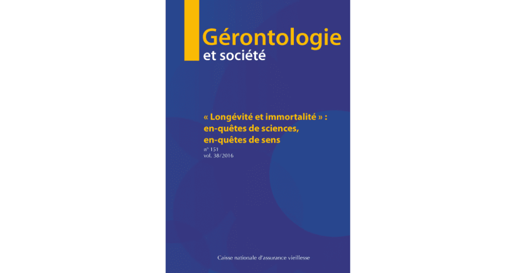 CNAV - gérontologie et société