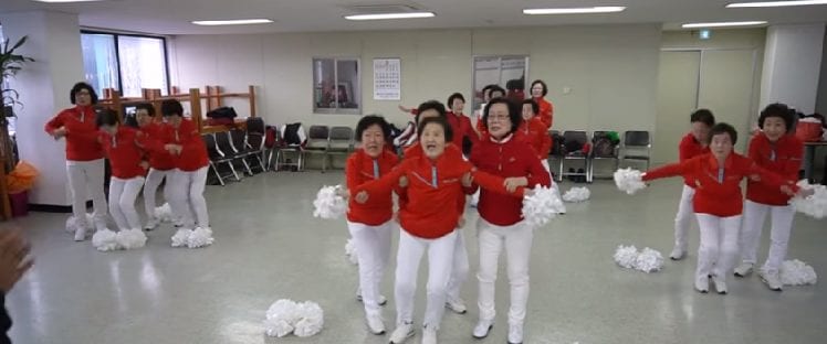 Pom pom girls Seniors - Corée du sud