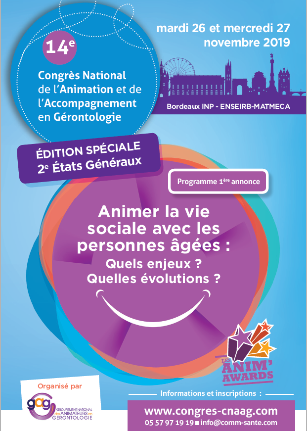 Save The Date 14ème Congrès National De Lanimation Et De - 