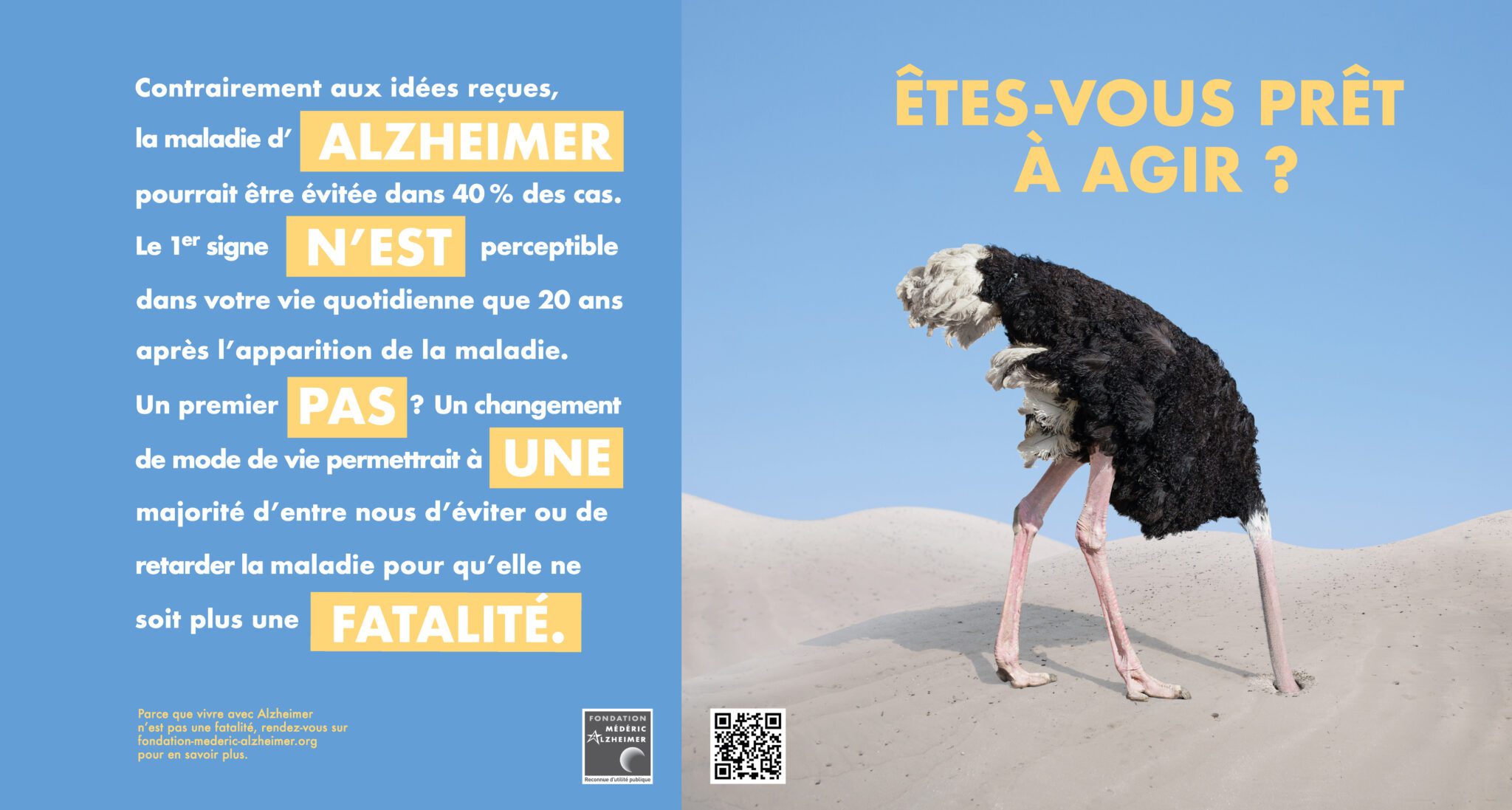 Alzheimer nest pas une fatalité la Fondation Médéric Alzheimer lance une campagne de