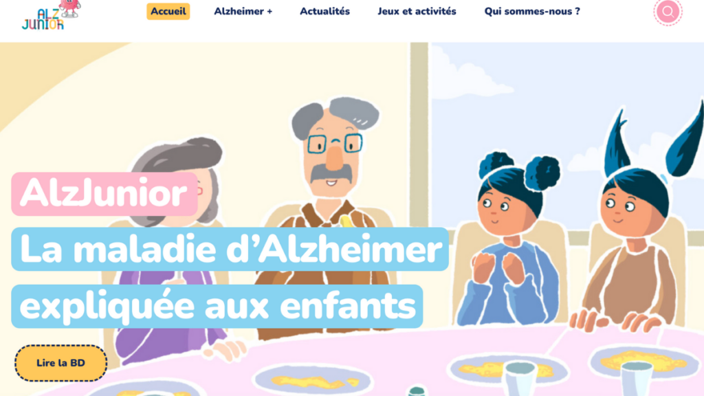 site alz junior - maladie d'alzheimer